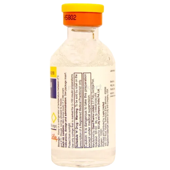 huminsulin r 100iu vial 10 ml